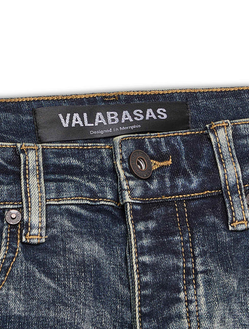 Valabasas Sigma Stacked Flare Jean - Vintage Blue