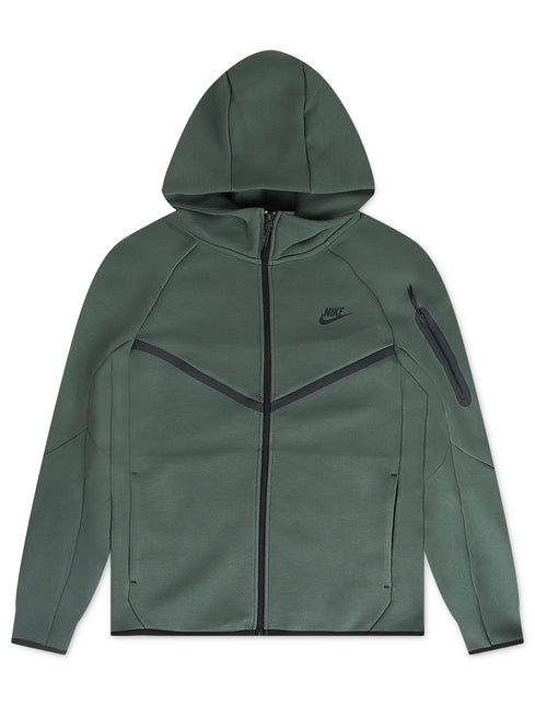 Nike Mens Tech Full Zip Windrunner Hoodie - Vintage Green/Black