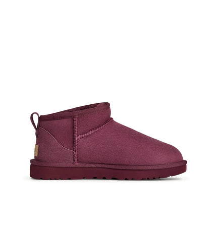 UGG Womens Classic Ultra Mini - Burnt Magenta