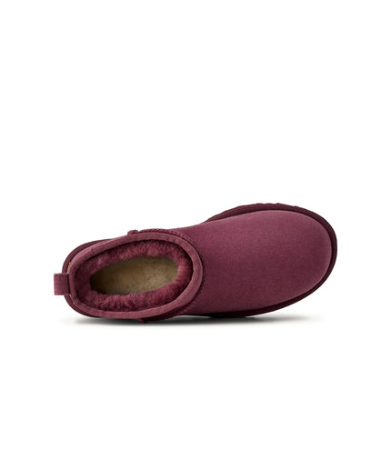 UGG Womens Classic Ultra Mini - Burnt Magenta