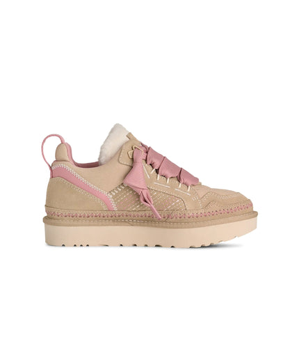 UGG Womens Lowmel Meadow Sneaker - Sand Castle