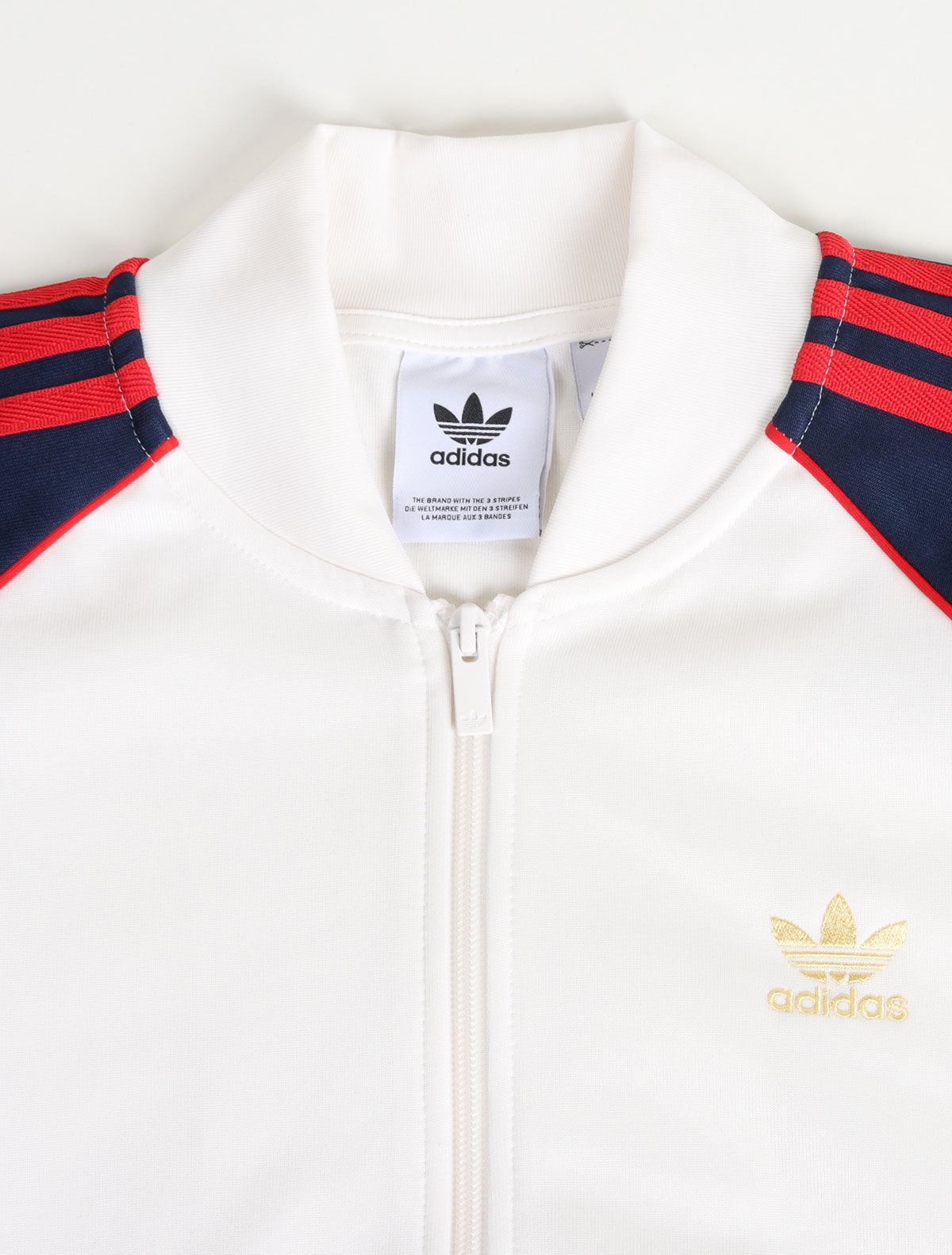 Mens Superstar Full Zip Track Jacket White S Casual Mens Superstar Full Zip Track Jacket White S Casual