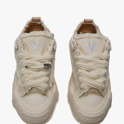 Valabasas Vision Shoes - Cream Leather