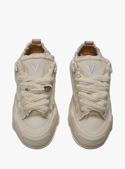 Valabasas Vision Shoes - Cream Leather