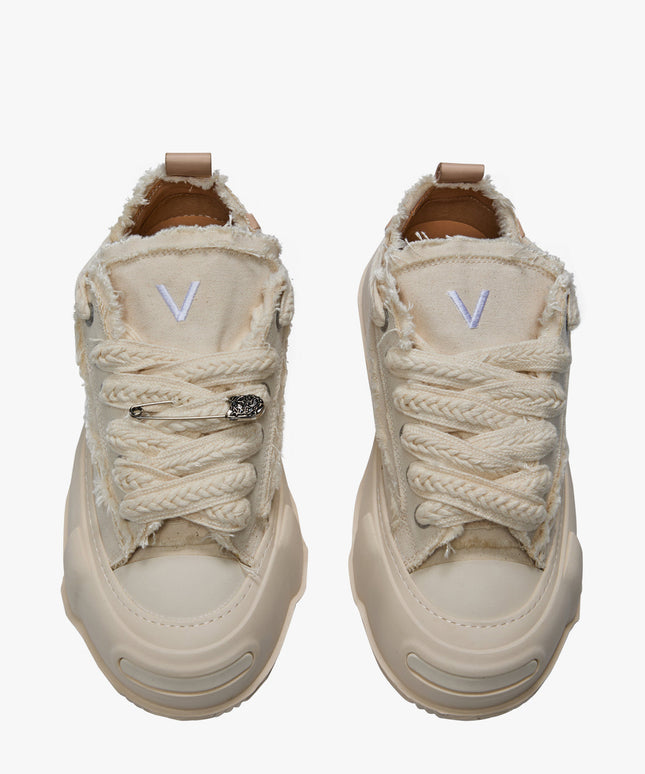 Valabasas Vision Shoes - Cream Leather