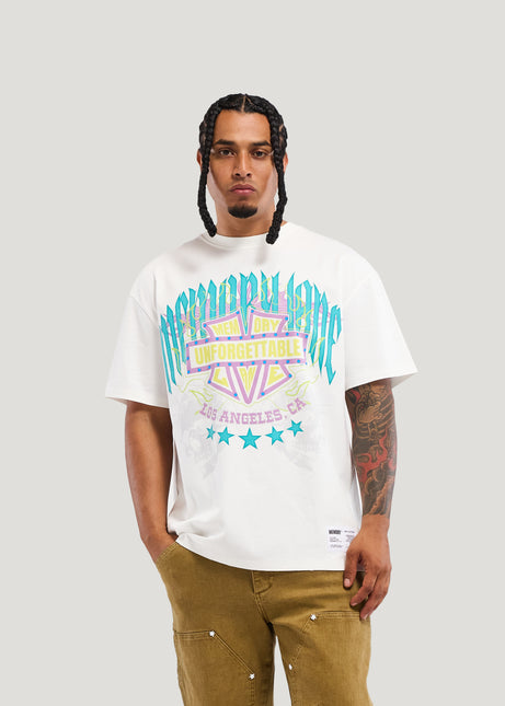 Memory Lane Unforgettable Shield Tee - Antique White