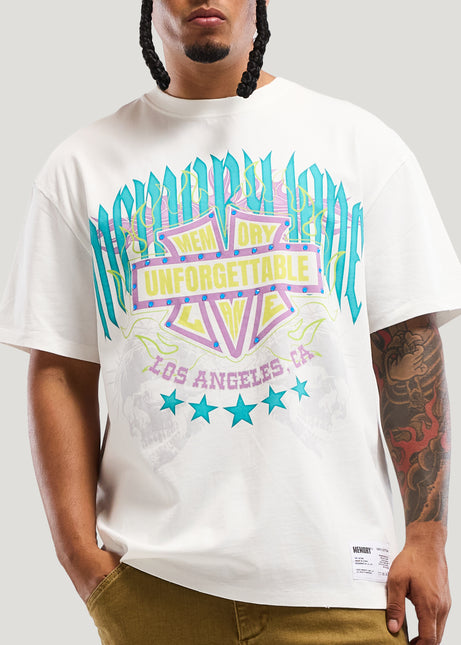 Memory Lane Unforgettable Shield Tee - Antique White