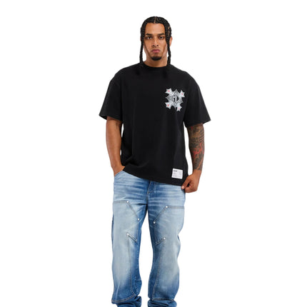 Memory Lane Cross Tee - Vintage Black