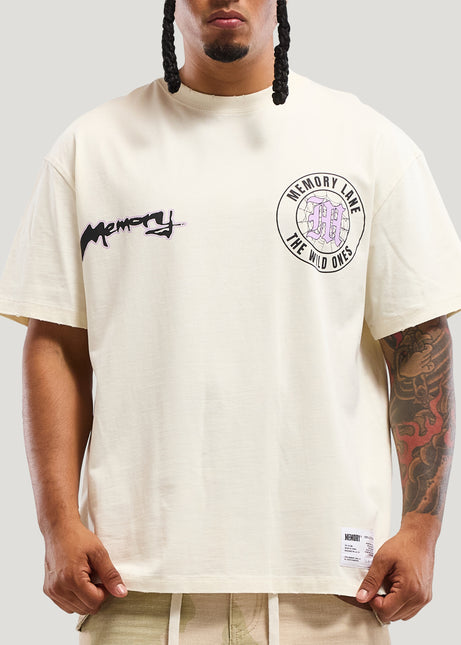 Memory Lane Wild Ones Tee - Off White