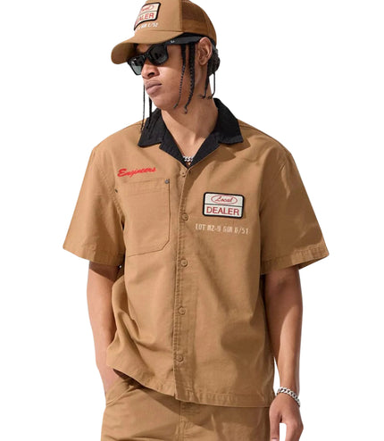 Jordan Craig The Re-up Mechanic Shirt - Wheat