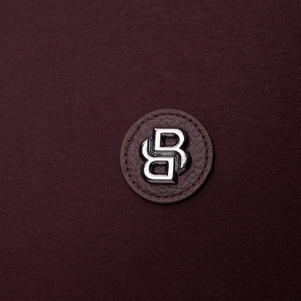 Boss Double Monogram Polo - Burgundy