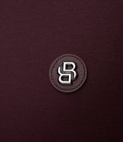 Boss Double Monogram Polo - Burgundy