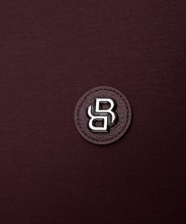 Boss Double Monogram Polo - Burgundy