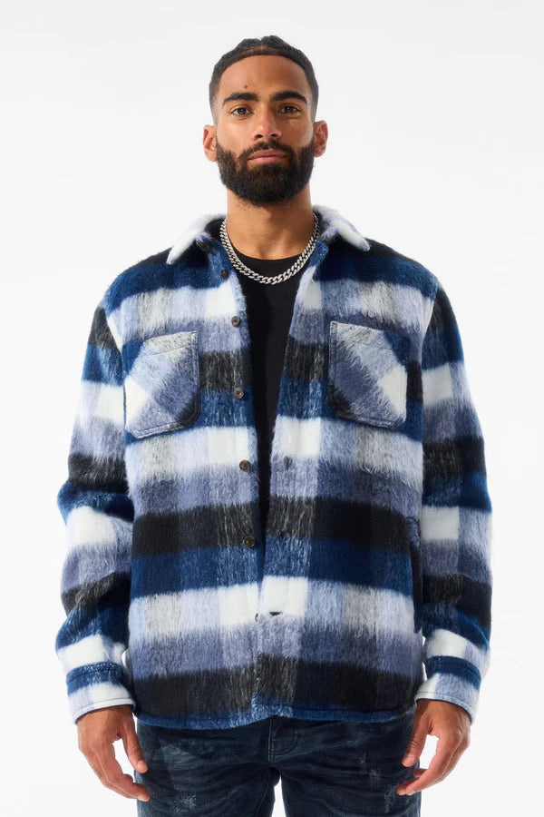 Jassen Calvin Klein Jeans 90S Sherpa Trucker Jacket Blue (LV04RD737G Jassen Calvin Klein Jeans 90S Sherpa Trucker Jacket Blue (LV04RD737G