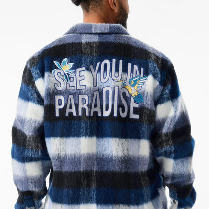 Jordan Craig See You In Paradise Sherpa Jacket - Blue