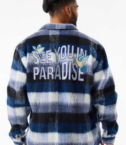 Jordan Craig See You In Paradise Sherpa Jacket - Blue