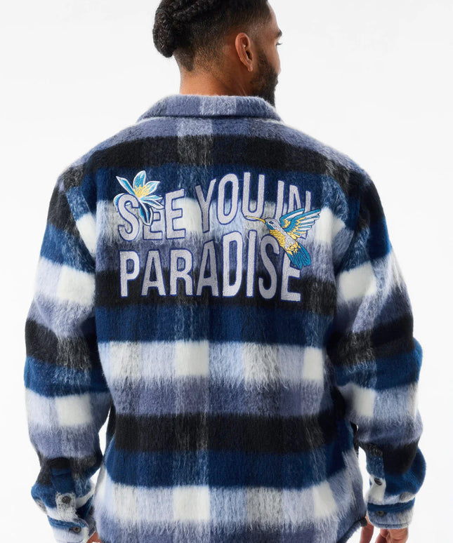 Jordan Craig See You In Paradise Sherpa Jacket - Blue