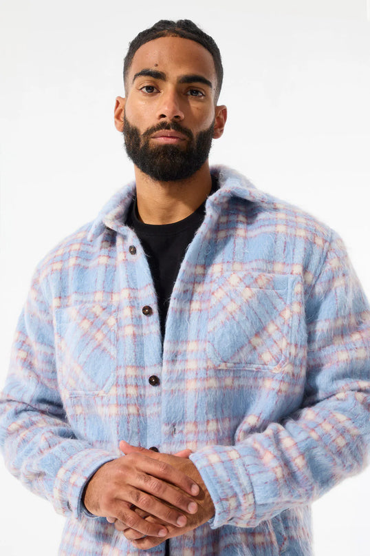 Jordan Craig See You In Paradise Sherpa Jacket - Sky Blue