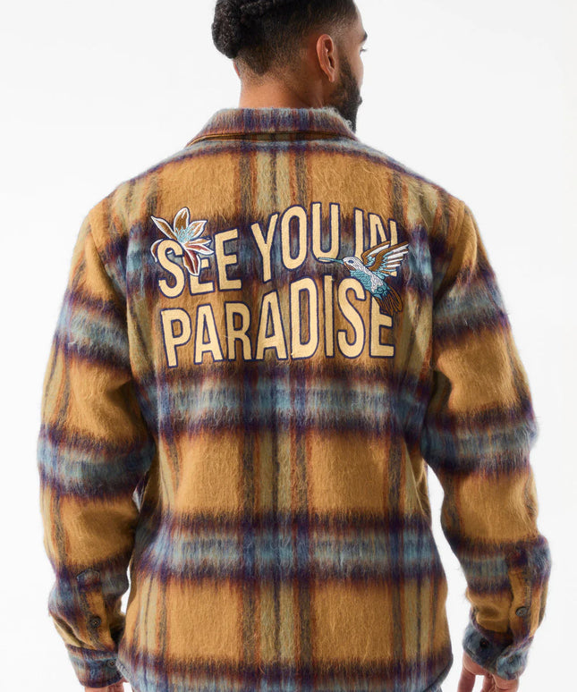 Jordan Craig See You In Paradise Sherpa Jacket - Wheat