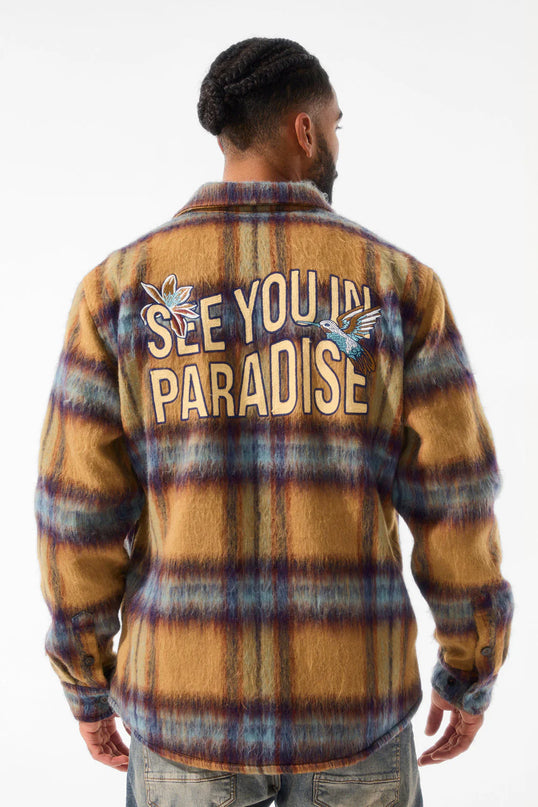 Jordan Craig See You In Paradise Sherpa Jacket - Wheat