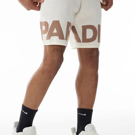 Jordan Craig Paradise Retro Knit Shorts - Cream