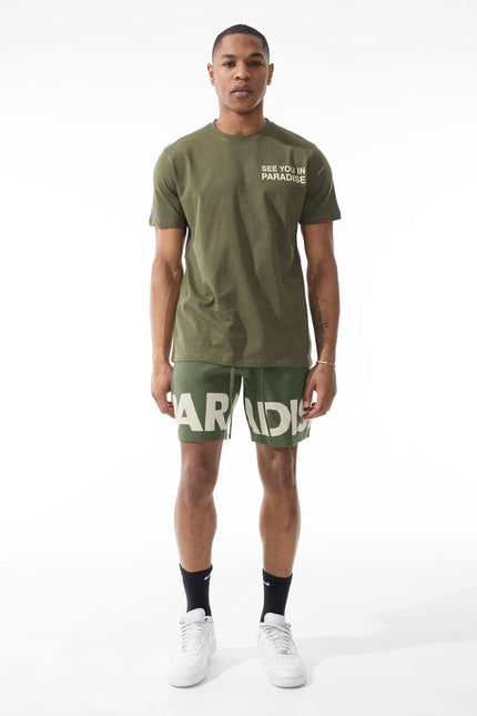 Jordan Craig Paradise Tee - Olive