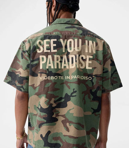 Jordan Craig Camo Camp Button Up Shirt - Vintage Camo