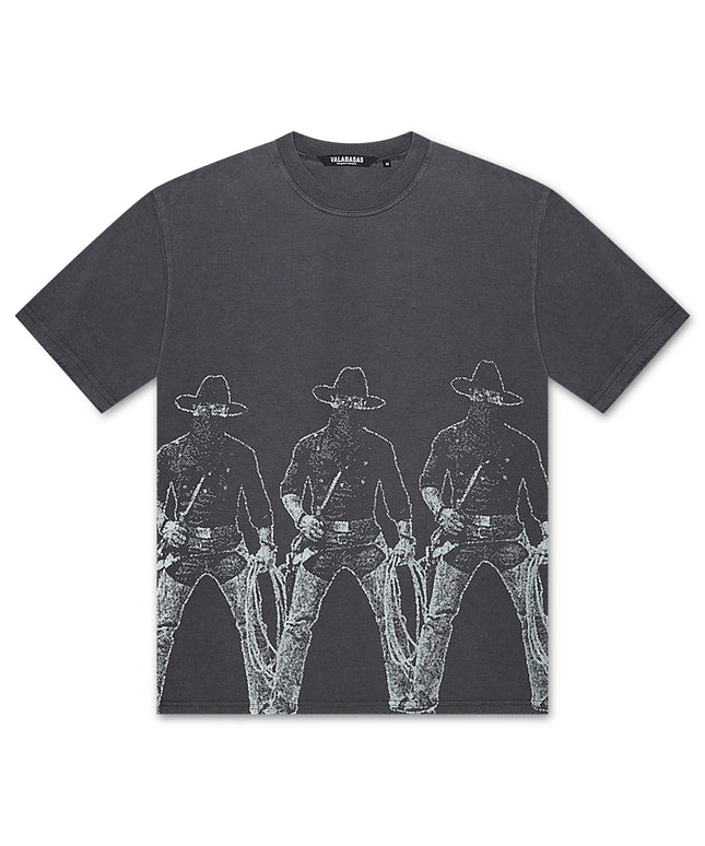 Camiseta Valabasas Stay True - Gris vintage