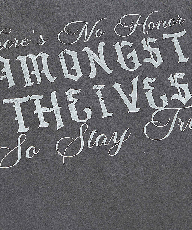 Camiseta Valabasas Stay True - Gris vintage