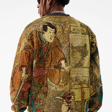 Jordan Craig Tapestry Crewneck - Catfish