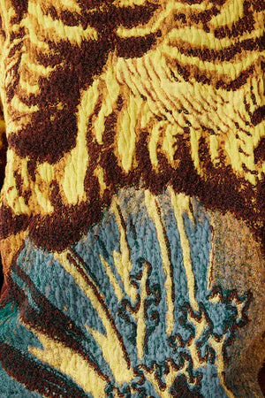 Jordan Craig Tapestry Crewneck - Gold Dragon