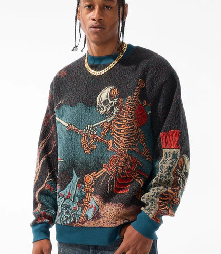 Jordan Craig Tapestry Crewneck - Skulletal