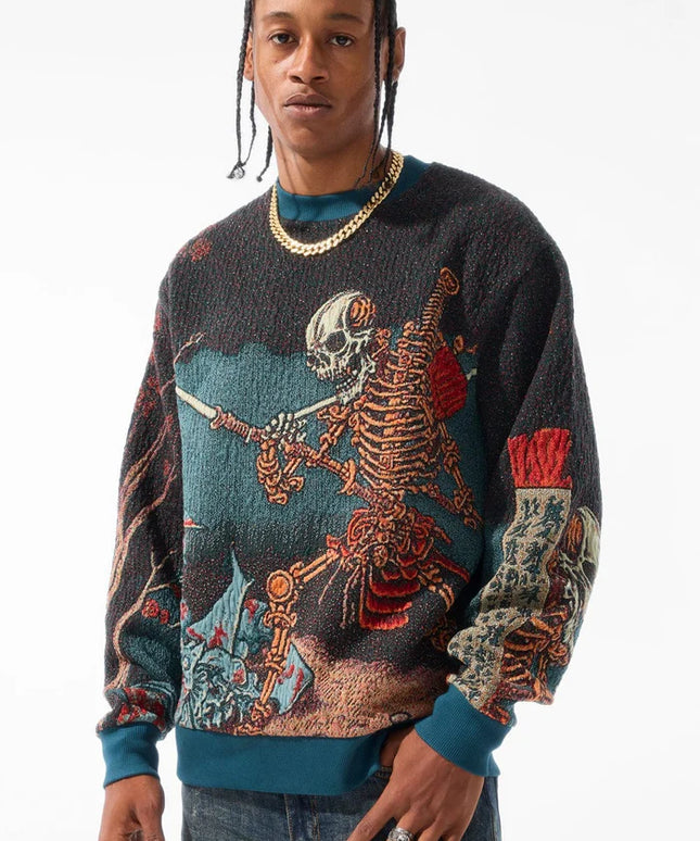 Jordan Craig Tapestry Crewneck - Skulletal