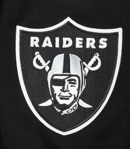 Pro Standard Las Vegas Raiders Wingspan Drop Shoulder Hoodie - Black
