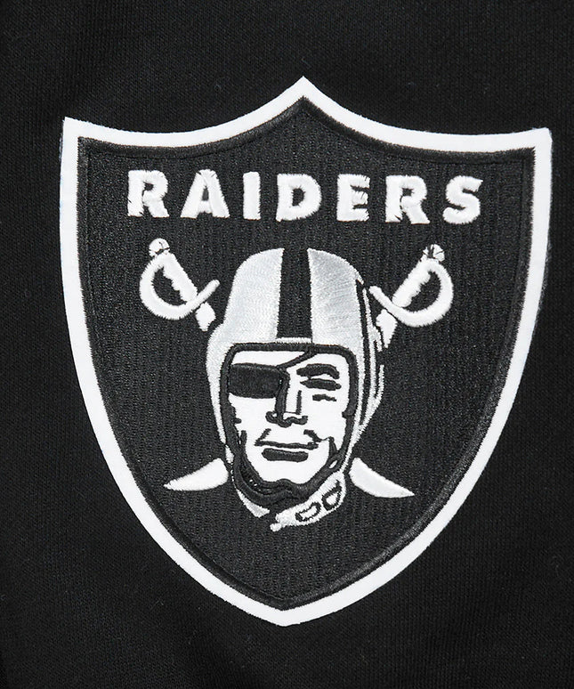 Pro Standard Las Vegas Raiders Wingspan Drop Shoulder Hoodie - Black