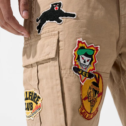Jordan Craig War Angel Cargo Shorts - Khaki