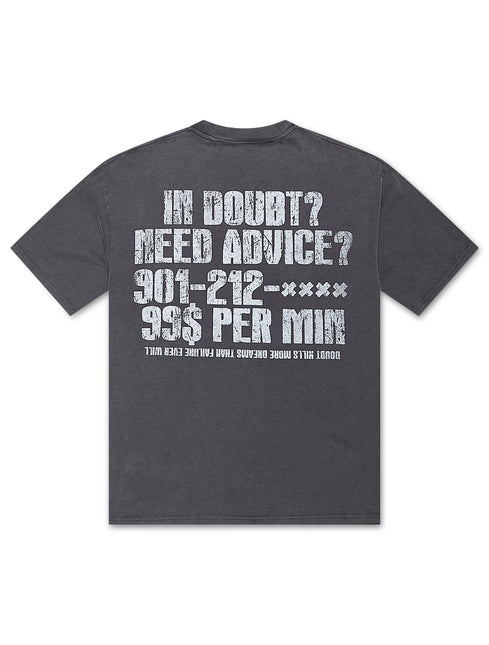 Valabasas Advice Tee - Vintage Grey