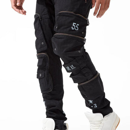 Jordan Craig Field Tech Slim Fit Cargo Pants - Black