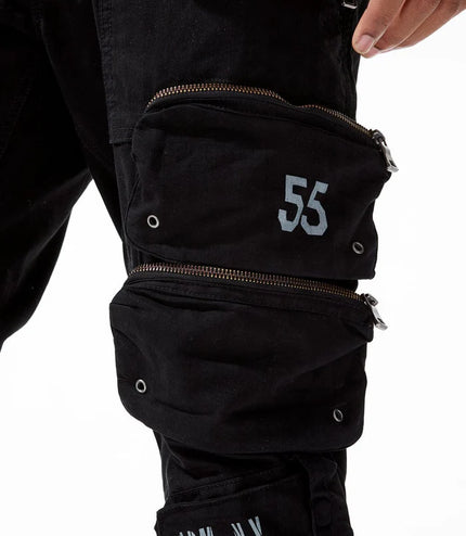 Jordan Craig Field Tech Slim Fit Cargo Pants - Black