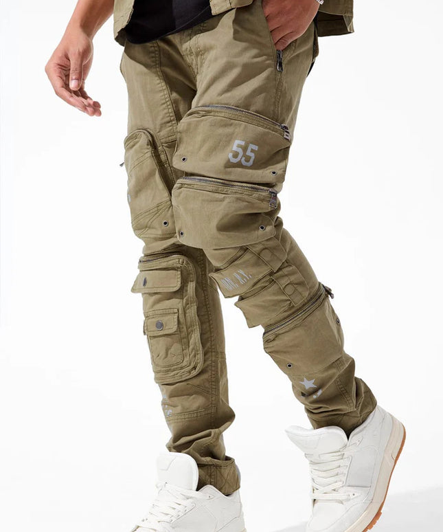 Jordan Craig Field Tech Slim Fit Cargo Pants - Olive