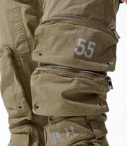 Jordan Craig Field Tech Slim Fit Cargo Pants - Olive