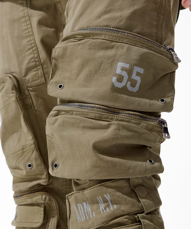 Jordan Craig Field Tech Slim Fit Cargo Pants - Olive