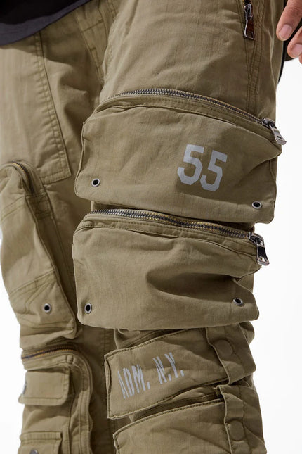 Jordan Craig Field Tech Slim Fit Cargo Pants - Olive