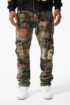 Jordan Craig Camo Diary Uptown Loose Fit Cargo Pants - Vintage Camo