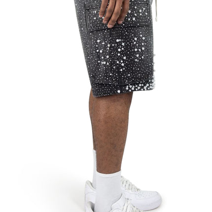 Rebel Denim Frosty Denim Jorts - Black Sand