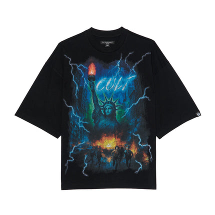 Cult Of Individuality Oversized Big Apple Tee - Black