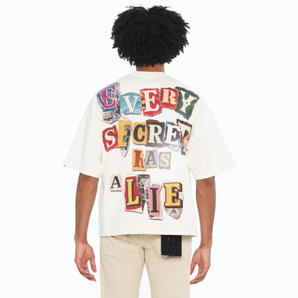 Cult Of Individuality Every Secret Crew Tee - Winter White