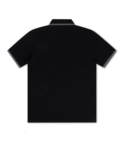 Psycho Bunny Milton Pique Polo - Black