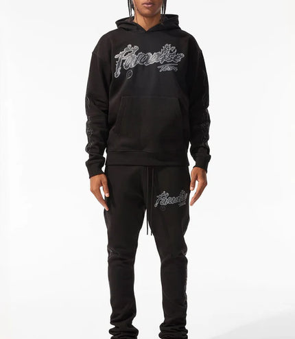 Jordan Craig Paradise Tour Fleece Stacked Joggers - Noir