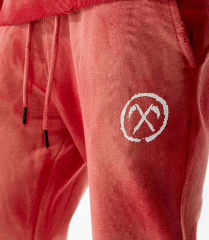 Jordan Craig Afterlife Stacked Sweatpants - Red